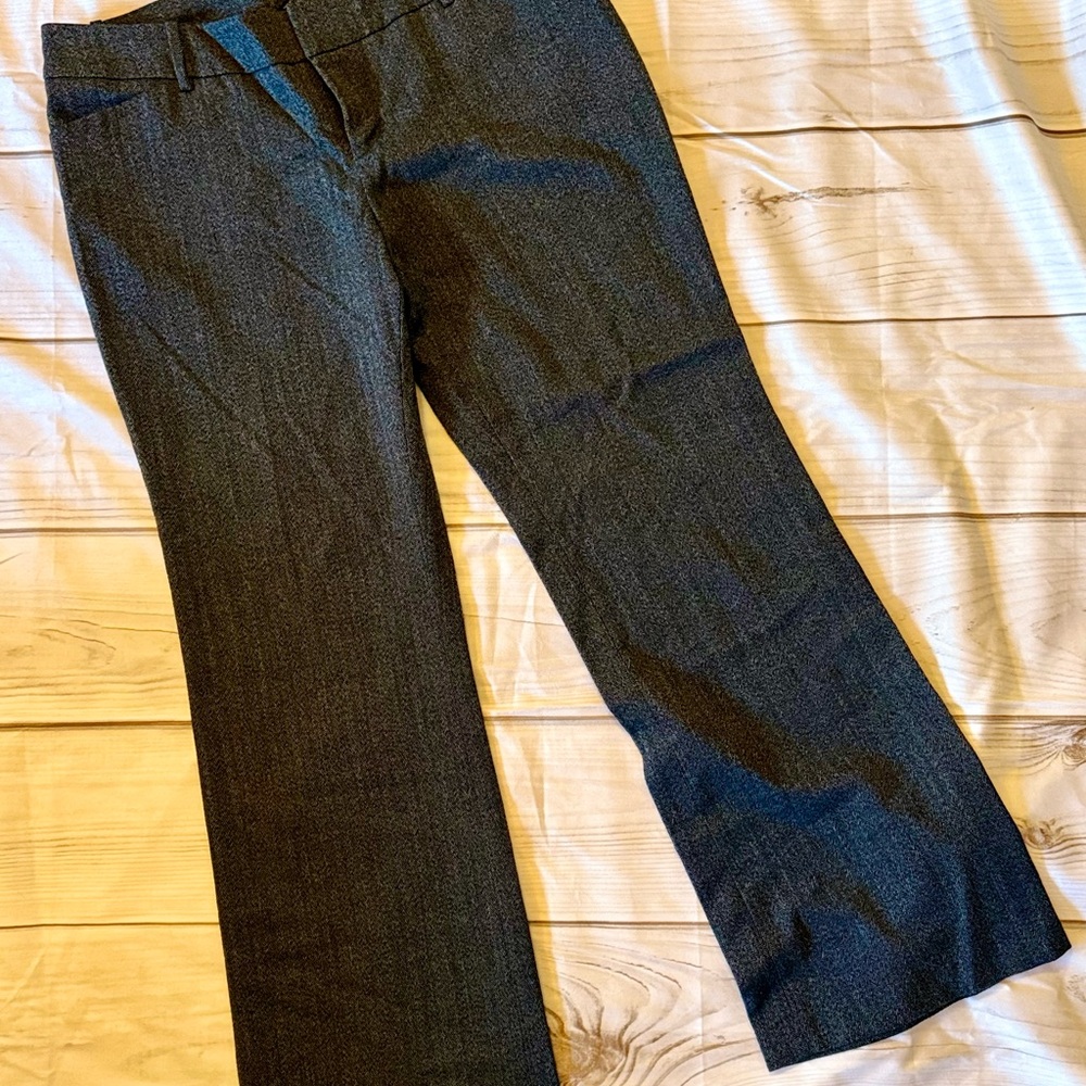 Mossimo Supply Co. Women's Black Striped Stretch Trousers
